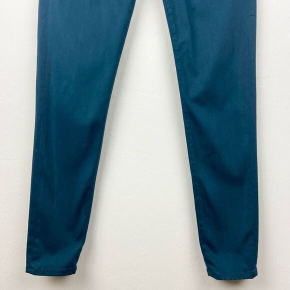 AG ‘The Farrah’ High-Rise Skinny Ankle Suede Pant - Brooks Wash - Picture 5 of 8